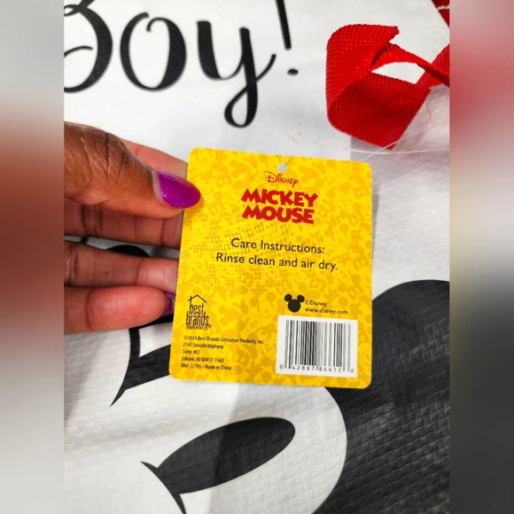 Mickey Mouse Disney Reusable Durable Tote Bag Grocery Shopping Bag  13.5"x19"x8" - Picture 3 of 8